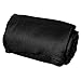 Cloudz Cozy Compact Airplane Travel Blanket for Your Flight, Car, Camping, Home or Comforting Warmth Anywhere! - Black
