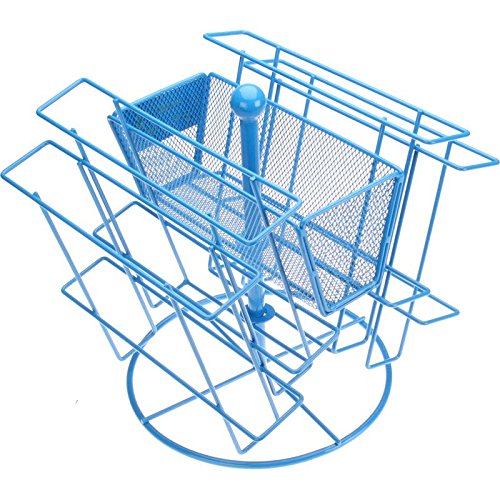 Really Good Stuff Revolving Dry Erase Board Rack Holds 24, 9”x12” Dry