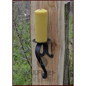 Ulfberth Gesmede wandlamp van staal – kandelaar – kandelaar – kandelaar – kandelaar