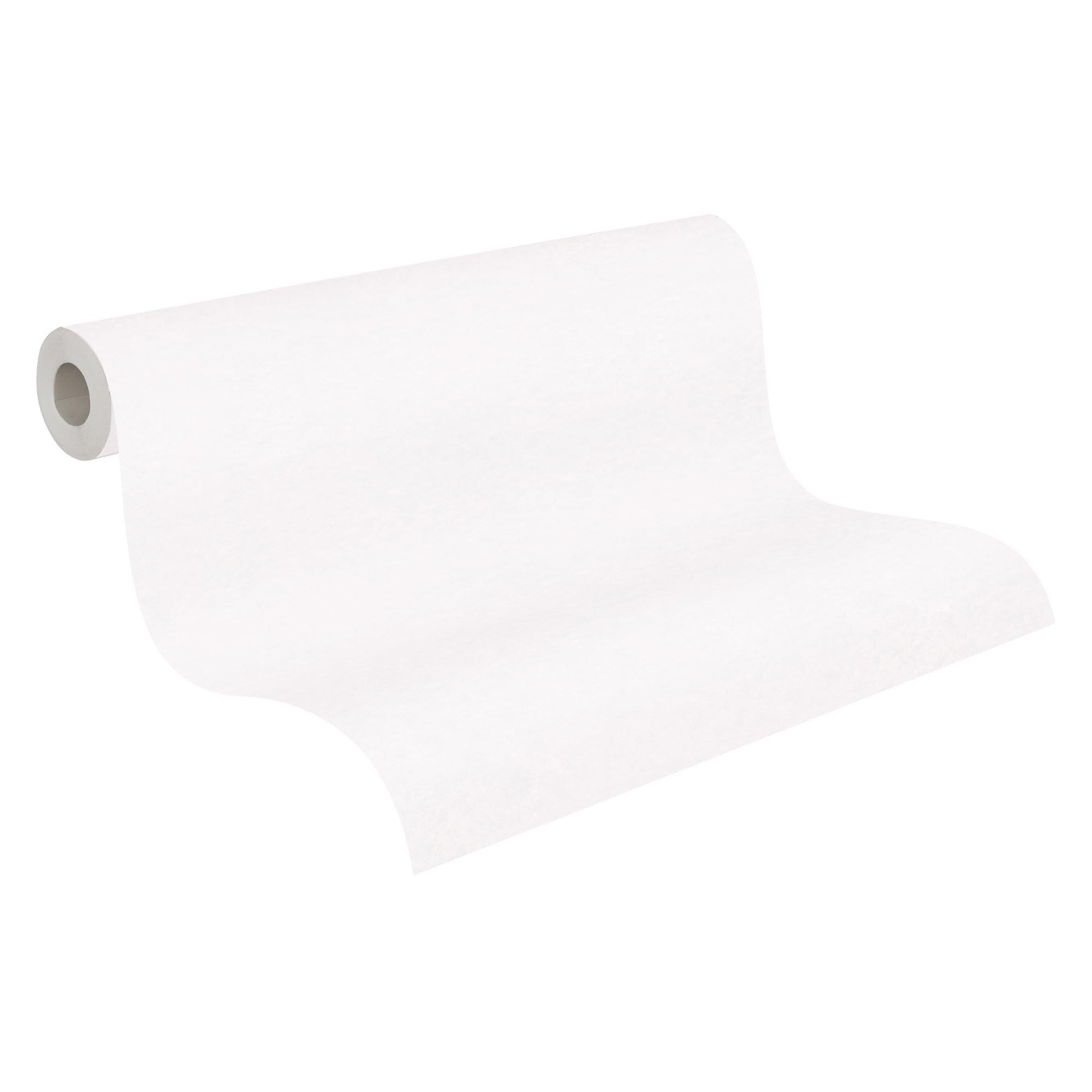 A.S. Création Shielding Non-Woven Redecorating Wallpaper Euro Roll 10.05 m Length / 0.53 m Width / 120 g/m² for Painting/Covers Cracks White