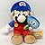Shalleen New Super Mario Bros. Plush Ice Mario Soft Toy Stuffed Animal Teddy Doll 7" NWT