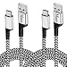 USB Type C Cable, 10FT 2Pack Long Samsung S10 Charger Cable,Durable Braided USB C to A Cable,Fast Charging C Cord for Samsung Galaxy S8 S9 S10 Plus Note 8 9,LG G7 G6 V30,Google Pixel 3XL, Moto Z3