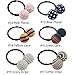 34PCS Baby Girls Pigtail Bows Colorful Ball Hair Ties Elastic Hair Bands Ponytail Holders Hair Accessories for Toddler Girls Kids Children