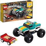 LEGO Creator 3in1 Monster Truck Toy 31101 Cool Building Kit for Kids, New 2020 (163 Pieces)