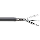 KWANGIL 22AWG 1Pr RS-485 Shielded Cable, 120 Ohm, AWM 2919 Gray 50FT | Str TC, PE Ins, OS+Drain+TC Brd, PVC Jkt, Analog Signals, Digital Control, POS, Serial Communication