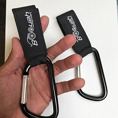 2 Stroller Hooks Carabiner by Booyah Strollers