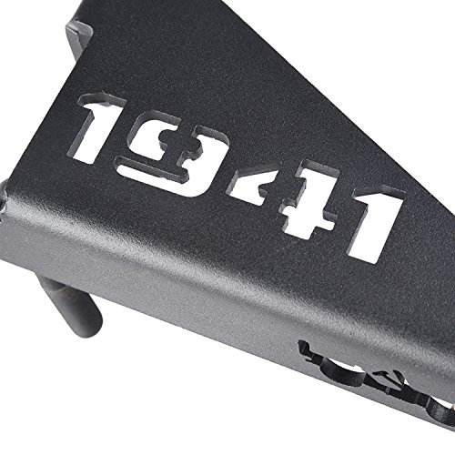 Koval Inc. 07-16 1941 Jeep Wrangler JK Foot Rest Pedal Foot Pegs Style (Black 1941 Rest Pedal, 07-16 1941 Jeep Wrangler) - Thumbnail 4