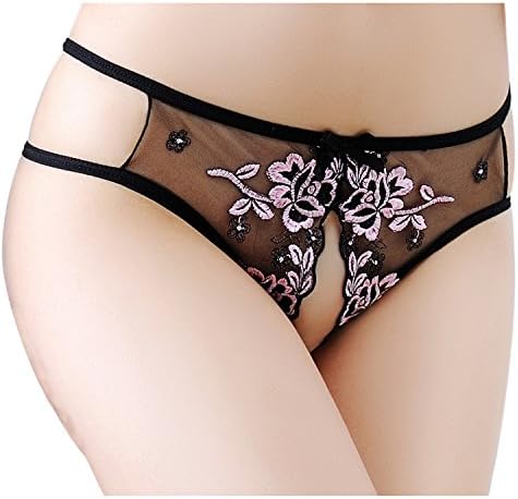 Sindgan Ladies with a bow tie with a bow of sexy adult in The panties (Pink),One Size