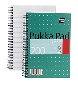 Pukka Pad Jotta Notizbuch spiralgebunden 80 g/m² liniert 200 Seiten A5 3 Stück