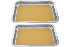 Milisten Educational Science Dissection Kit Stainless Steel Tray Wax Liner for Biology and Anatomy Studies