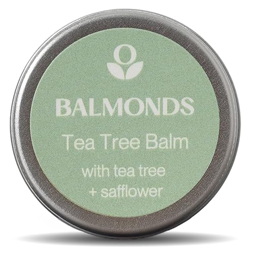 Balmonds Tea Tree Balm for Cold Sores Fungal Conditions Acne Spots and Insect Bites (50ml)