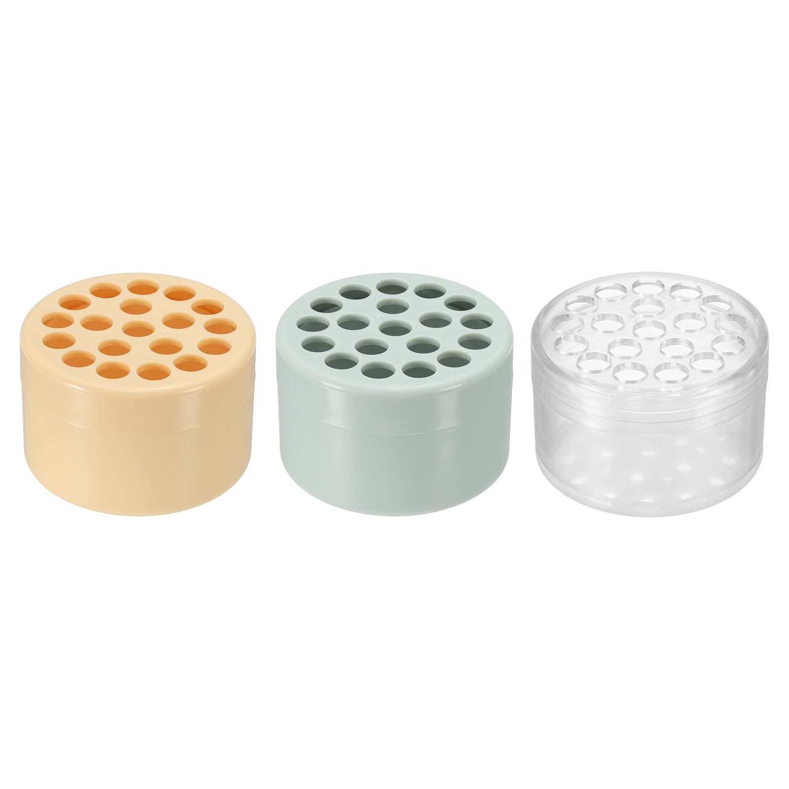 PATIKIL Spiral Flower Stem Holder, 3 Pcs Spiral Stem Holder Spiral Ikebana Stem Holder for DIY Flower Vases Decoration, Yellow Green Clear