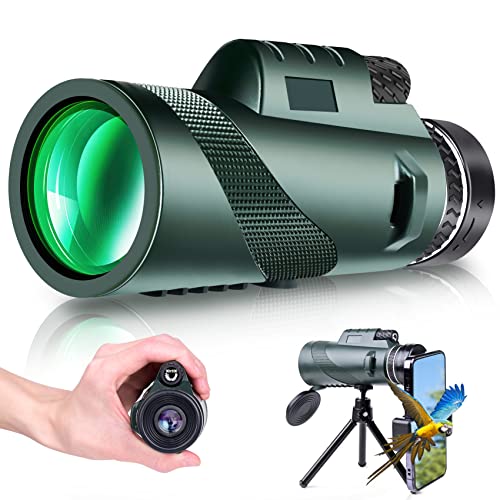 80X100 Monocular Telescope, Monoculars for Adults