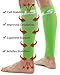 SLS3 FXC Calf Compression Sleeves, Lime Green, Small/Medium