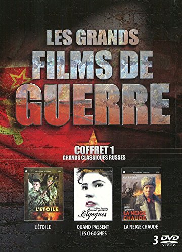 COFFRET 3 DVD  Les Grands Films de Guerre Vol.1 : Létoile  Quand passent les cigognes  La neige chaude