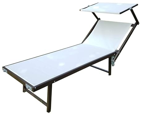 Qbo Lettino Stabilimento Pieghevole Mare Spiaggia Leggero