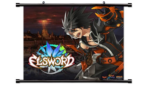 Elsword Anime Fabric Wall Scroll Poster (32" x 24") Inches. [WP] Elsword- 22(L)