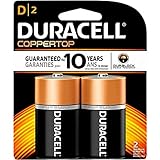 Duracell  Batteries, Size D (2 Batteries)