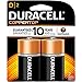Duracell Batteries, Size D (2 Batteries)