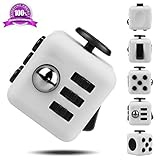 EpochAir Fidget Cube Prime Toys Anti-Stress/Anti-anxiety for EDC, ADHD, Children, Teens, Student and Adults Dice Stress Reliever (White)