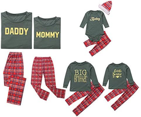 Matching Family Christmas Pajamas Kids Boys Adult Christmas Pajama Sets Children's Pajama Sleepwear Family Matching PJ Sets