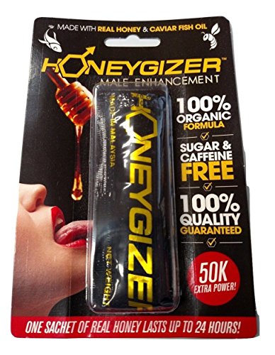 HONEYGIZER SACHETS All Natural Sachets made with real honey and caviear fish oil – Boost Libido Stamina Energy to give you TIME – SIZE – STAMINA and perform all night long! (3)