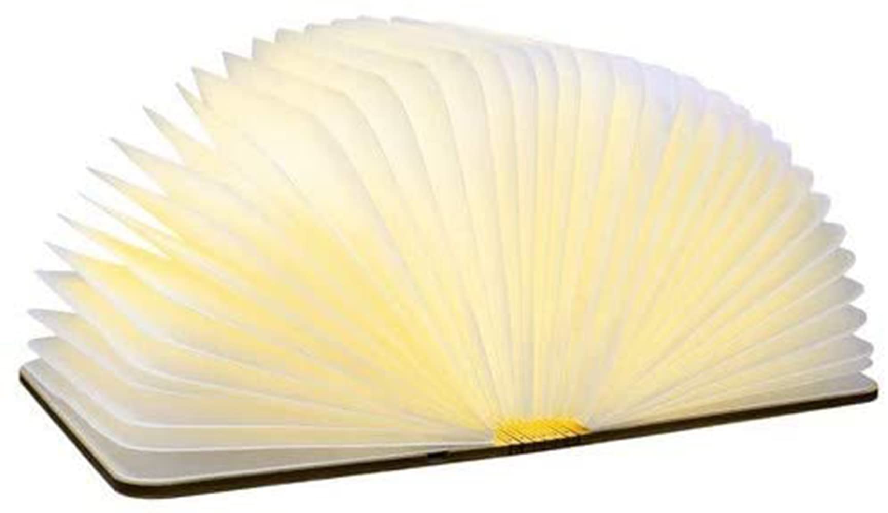 Gingko Design Smart Book Light Mini – Natural Maple Wood | Portable LED Folding Lamp | Unique Gift for Book Lovers, Home Office, Travel & Decor