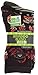 Bamboo Blend Women's Crew Socks (3 Pair) Autumn Fall Leaves One Size