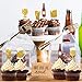 Levfla 24pcs Beer Mug Cupcake Toppers