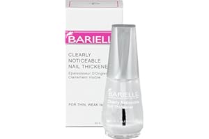Barielle Clearly Noticeable Nail Thickener, Top Coat Instantly Thickens Nails Up To 50%, Perfect for Damaged Nails, Quick-Drying, Heals Cracked, Split, or Peeling Nails, Promotes Nail Growth, .5 Ounce
