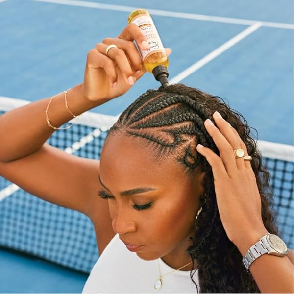 CAROL’S DAUGHTER GODDESS STRENGTH 7 OIL BLEND SCALP AND HAIR OIL FOR WAVES, COILS AND CURLS, HAIR TREATMENT WITH CASTOR OIL, 4.2 FL OZ