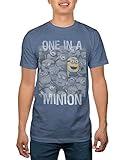Despicable Me One in a Minion Men's Soft Navy T-Shirt XL