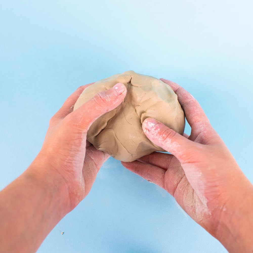 Sculpd Premium Air Dry Clay 1kg, Pottery Clay Bag for Adults, Soft Modelling Clay, Self-Hardening Clay Suitable for Arts & Craft Projects, Pottery for Beginners