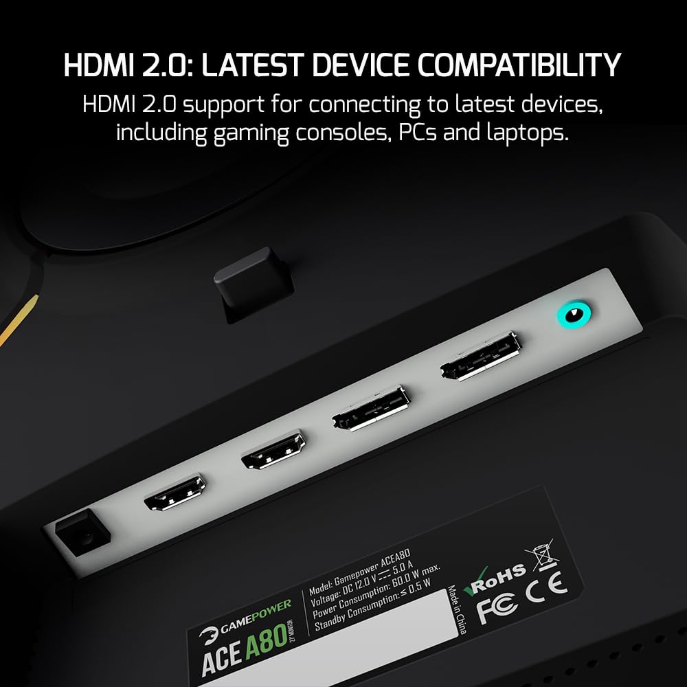 Mua GAMEPOWER ACE A80 27 Inch 280HZ, 1MS MPRT, 1080p Full HD, Fast IPS ...