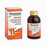 Pharmaton 100 Capsules Bottle For The Restoration Of Physical Efficiency With A Complete Balance Of Vitamins, Minerals, And Ginseng