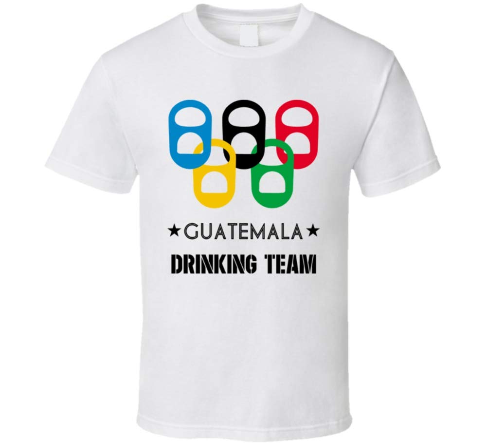Guatemala Drinking Team Olympic Ring Beer Tab Games T Shirt