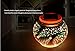 Color Changing Solar Powered Glass Ball Garden Lights, Aukora Solar Table Lights Waterproof Solar Led Night Light for Garden, Patio, Party, Yard, Outdoor/Indoor Decorations, Ideal Gift(Star Pattern)