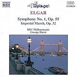 Disco de Sir Edward Elgar: «Elgar: Imperial March / Symphony 1» (Anverso)