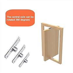 2 Pack Door Pivot Hinge 360°Rotation Hidden Door