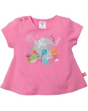 Baby Girls' Fairy Garden Swing Tee (Baby) - Hotpink