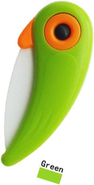 Magical Home kitchen cute cartoon bird folding practical fruit zirconia ceramic knife Paring anti-skid ABS handle Outdoor Camping Fruit Cutlery For DIY Kitchen Tools