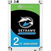 Seagate SkyHawk 2TB Surveillance Hard Drive - SATA 6Gb/s 64MB Cache 3.5-Inch Internal Drive (ST2000VX008)