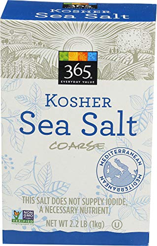 365 Everyday Value, Kosher Sea Salt Coarse, 2.2 Pound