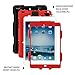 iPad Mini 4 Case, Aceguarder New Design iPad Mini 4 Case Rainproof Dirtproof Shockproof Cover Case With Stand Super Protection for iPad Mini 4 (Black-Red)