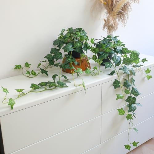 Fake English Ivy Plants Pots