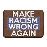 Make Racism Wrong Again Antislip Front Door Mats