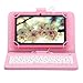 iRULU eXpro X1 7 Inch Quad Core Google Android Tablet PC, 1024x600 Resolution, Wi-Fi, Games, Dual Cameras, 8GB Nand Flash with keyboard (Pink Tablet)