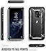 Galaxy S9 Rugged Case, Poetic Revolution [360 Degree Protection] Full-Body Rugged Heavy Duty Case with [Built-in-Screen Protector] for Samsung Galaxy S9 Black