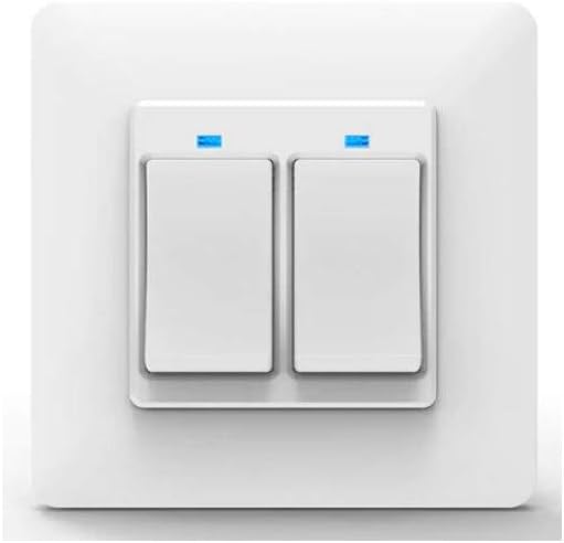 SMART HOME Interruptor Doble WIFI Empotrar Blanco