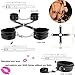 MISSTU BDSM Restraints Cosplay Sex Toys for Beginners 15 Pcs Bondage Restraints Set Fetish Bed Restraints Kits Light SM Adult Games Safe BDSM Cuffs Nipple Clamps Flogger Ball Gag Blindfold Rope Black